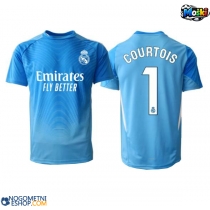 Moški Nogometni dresi Real Madrid Thibaut Courtois #1 Vratar Domači 2025-26 Kratek Rokav